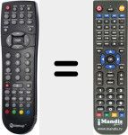 Comandament a distància substitut de Mediadisk ZX