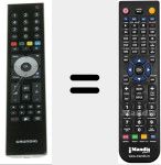 Comandament a dist&agrave;ncia substitut de MID-HIGH VER2. (TP7187R-2)