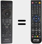 Comandament a dist&agrave;ncia substitut de HTS6600/12