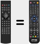 Comandament a dist&agrave;ncia substitut de MEDIADISK ZX HD