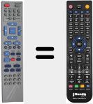 Comandament a dist&agrave;ncia substitut de 31000484