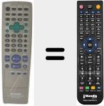 Comandament a dist&agrave;ncia substitut de RRMCG1160GESA