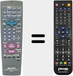 Comandament a dist&agrave;ncia substitut de VC-FM15FPM