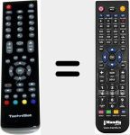 Comandament a dist&agrave;ncia substitut de RC2712 (23088350)