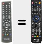 Comandament a dist&agrave;ncia substitut de RC2712 (23302309)