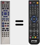 Comandament a dist&agrave;ncia substitut de RC2523 (20153536)