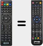 Comandament a dist&agrave;ncia substitut de RS0762HD