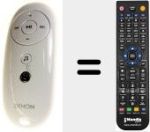 Comandament a dist&agrave;ncia substitut de DSD500 (924307101250D)