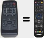 Comandament a dist&agrave;ncia substitut de R001