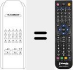 Comandament a dist&agrave;ncia substitut de 51 SERIES