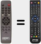 Comandament a dist&agrave;ncia substitut de D 2500 IP