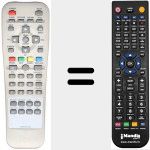 Comandament a dist&agrave;ncia substitut de PASR42E00D