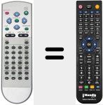 Comandament a dist&agrave;ncia substitut de S 2122