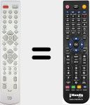 Comandament a dist&agrave;ncia substitut de DIVX