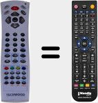 Comandament a dist&agrave;ncia substitut de RCT10 (20181717)