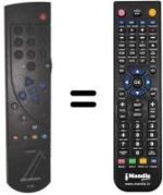 Comandament a distància equivalent Grundig ST270IDTV/LOG