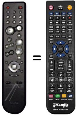 Comandament a distància equivalent Denon RC-1117