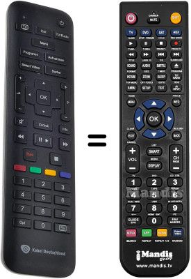 Comandament a dist&agrave;ncia equivalent RC2634201-01B