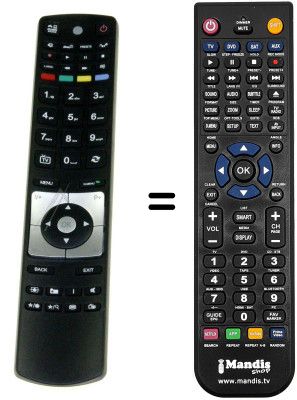 Comandament a dist&agrave;ncia equivalent QILIVE Q 1527