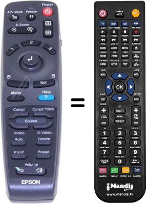 Comandament a distància equivalent Epson 1231016