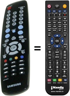 Comandament a distància equivalent Samsung BN59-00687A