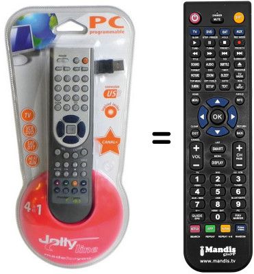 Comandament a distància equivalent Trans Continents TR21900D