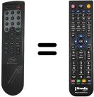 Comandament a dist&agrave;ncia equivalent Pace MSS200