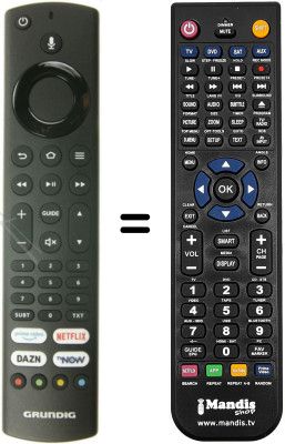 Comandament a dist&agrave;ncia equivalent HVS57088