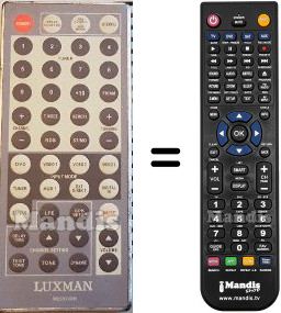 Comandament a dist&agrave;ncia equivalent LUXMAN LR2200