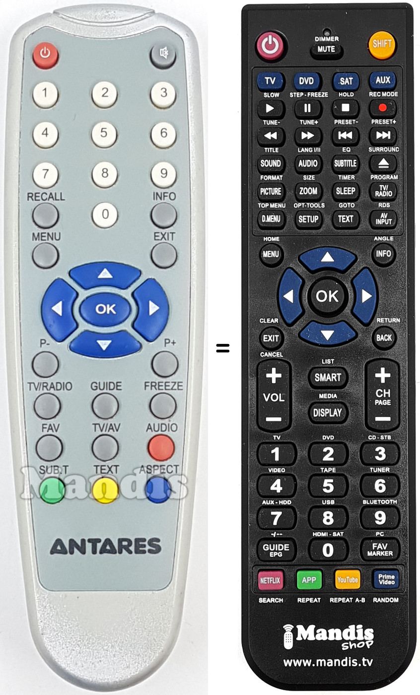 Comandament a dist&agrave;ncia equivalent REMCON1746