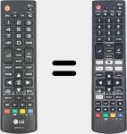 Comandament a distància universal Universal TV LG