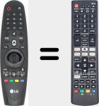 Comandament a distància universal Universal TV LG