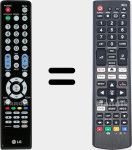 Comandament a dist&agrave;ncia universal Universal TV LG