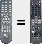 Comandament a distància universal Universal TV LG