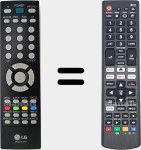 Comandament a distància universal Universal TV LG
