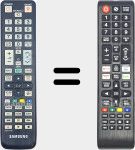 Comandament a distància universal Universal TV Samsung