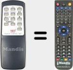 Comandament a dist&agrave;ncia substitut de 388-BT