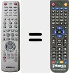 Comandament a dist&agrave;ncia substitut de 00023 M