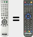 Comandament a dist&agrave;ncia substitut de RMT-D157P (147772221)