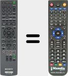 Comandament a dist&agrave;ncia substitut de RMT-D249P (148070111)