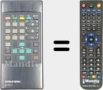 Comandament a distància substitut de TELEPILOT 623 (296220570100)