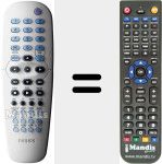 Comandament a distància substitut de 313925870111