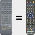 Comandament a dist&agrave;ncia substitut de RC-43 (482221830467)