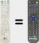 Comandament a dist&agrave;ncia substitut de 6711R1P090F