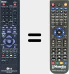 Comandament a dist&agrave;ncia substitut de AKB72033902