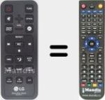 Comandament a dist&agrave;ncia substitut de AKB74435311