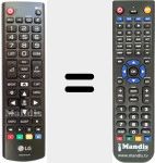 Comandament a dist&agrave;ncia substitut de AKB74915325