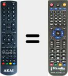 Comandament a distància substitut de Akai002