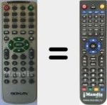 Comandament a distància substitut de TV320
