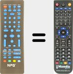 Comandament a dist&agrave;ncia substitut de BS-N2020-DT